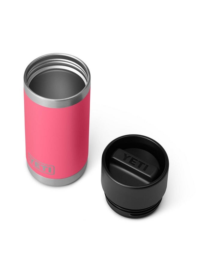 YETI Rambler 12 oz Bottle, Stainless Steel, Vacuum Insulated, with Hot Shot Cap, Tropical Pink