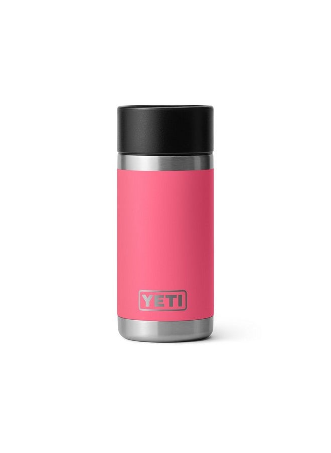 YETI Rambler 12 oz Bottle, Stainless Steel, Vacuum Insulated, with Hot Shot Cap, Tropical Pink