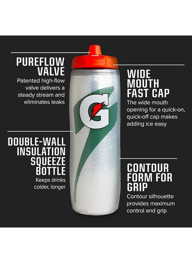 Gatorade Insulated Squeeze Bottle, 30 Oz