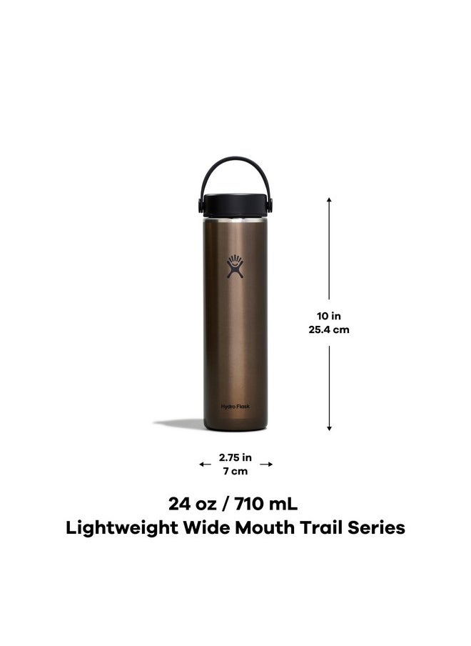 Hydro Flask 24 Oz Lightweight Wide Flex Cap Obsidian