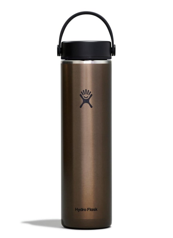 Hydro Flask 24 Oz Lightweight Wide Flex Cap Obsidian