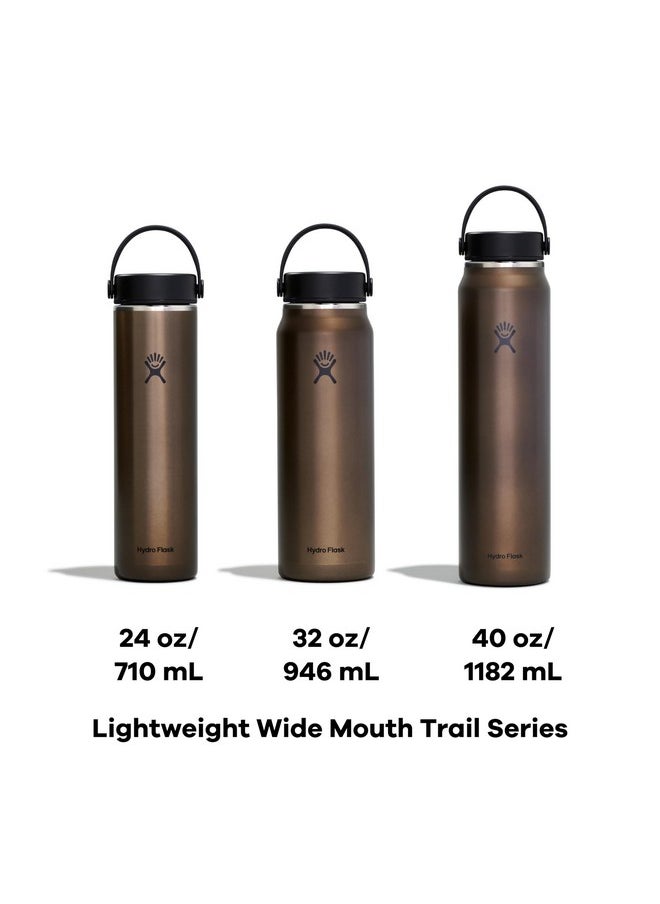 Hydro Flask 24 Oz Lightweight Wide Flex Cap Obsidian