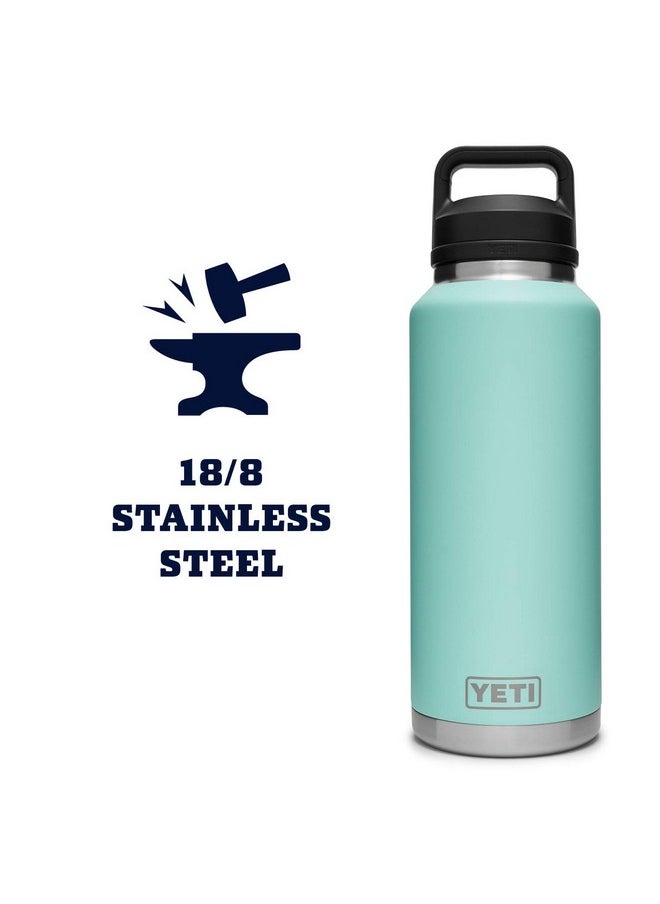 YETI Rambler 46 oz Bottle, Vacuum Insulated, Stainless Steel with Chug Cap, Seafoam