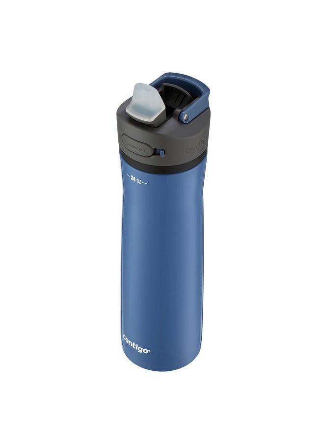 Contigo Ashland 2.0 Water Bottle with AUTOSPOUT Lid, 24oz., Blue Corn