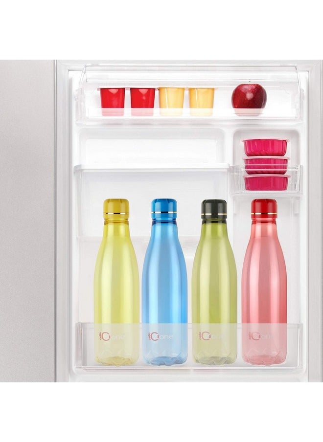 Ozone Premium Edition Fridge Water Bottle For Office, Sports, School, Travelling, Gym, Yoga, Bpa & Leak Free, 1 Litre, Set Of 6, Assorted