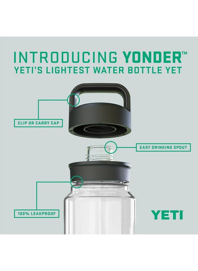 YETI Yonder 600 ml/20 oz Water Bottle with Yonder Chug Cap, Clear