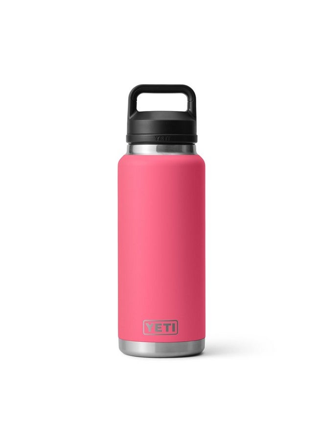 YETI Rambler 36 oz Bottle, Vacuum Insulated, Stainless Steel with Chug Cap, Tropical Pink