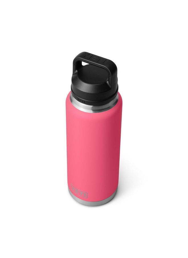 YETI Rambler 36 oz Bottle, Vacuum Insulated, Stainless Steel with Chug Cap, Tropical Pink