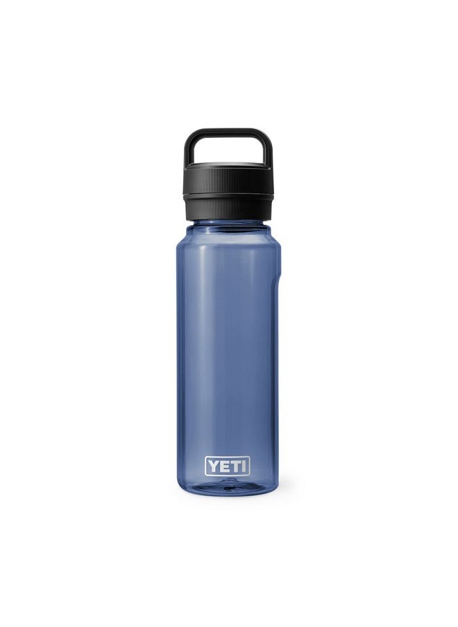 YETI Yonder 1L/34 oz Water Bottle with Yonder Chug Cap, Navy