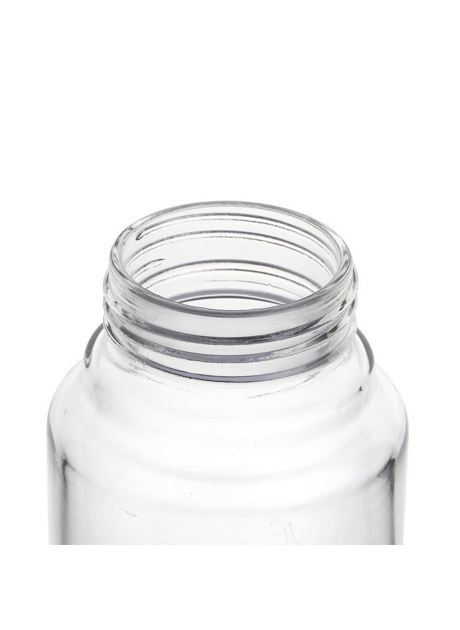 H2O Round Unbreakable Plastic Water Bottle Premium Edition | Lid Is Sealed By A Silicone Ring | Leak Proof & Break-Proof | Best Usage For Office/School/College | 1 Liter | Clear, Set Of 3