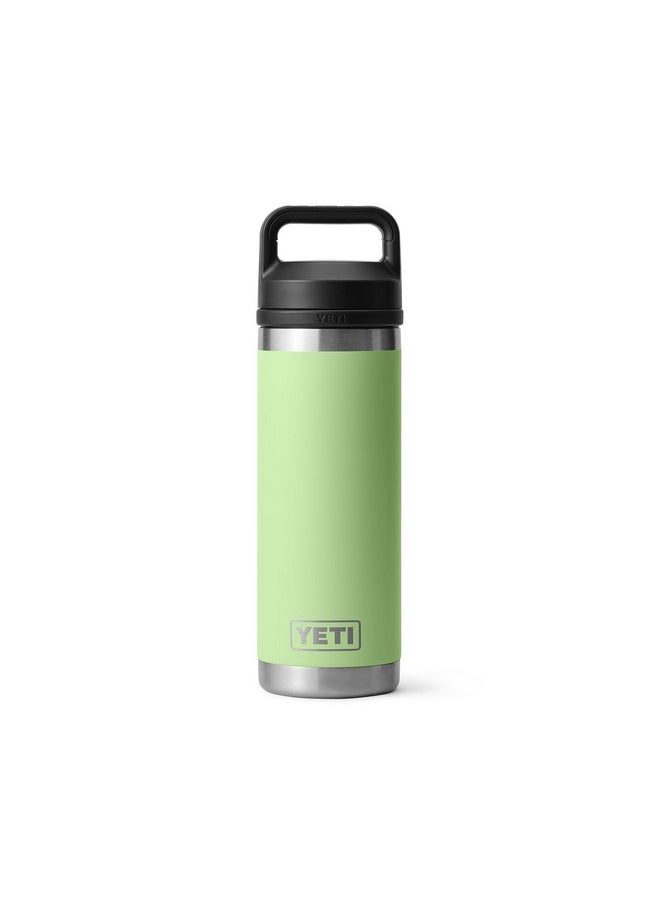 YETI Rambler 18 oz Bottle, Vacuum Insulated, Stainless Steel with Chug Cap, Key Lime