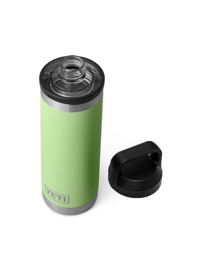 YETI Rambler 18 oz Bottle, Vacuum Insulated, Stainless Steel with Chug Cap, Key Lime