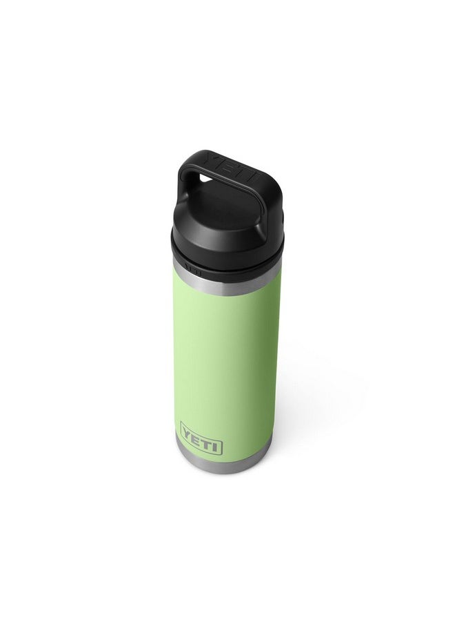 YETI Rambler 18 oz Bottle, Vacuum Insulated, Stainless Steel with Chug Cap, Key Lime