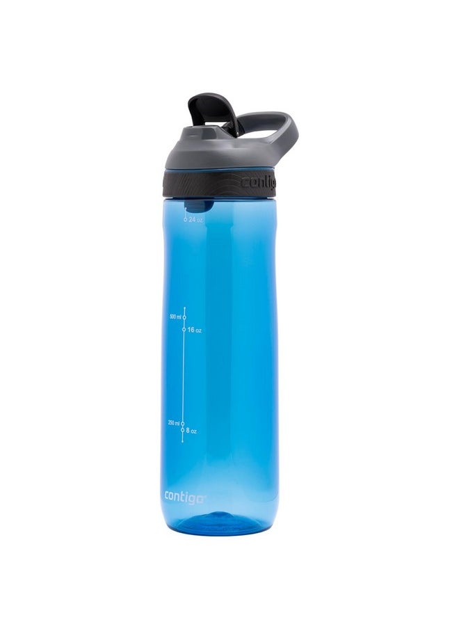 Contigo Cortland Tritan Water Bottle I One Handed Operation, Spill Proof & Leak Proof BPA Free Bottle with Autoseal Technology, 720 ml (Pack of 1)