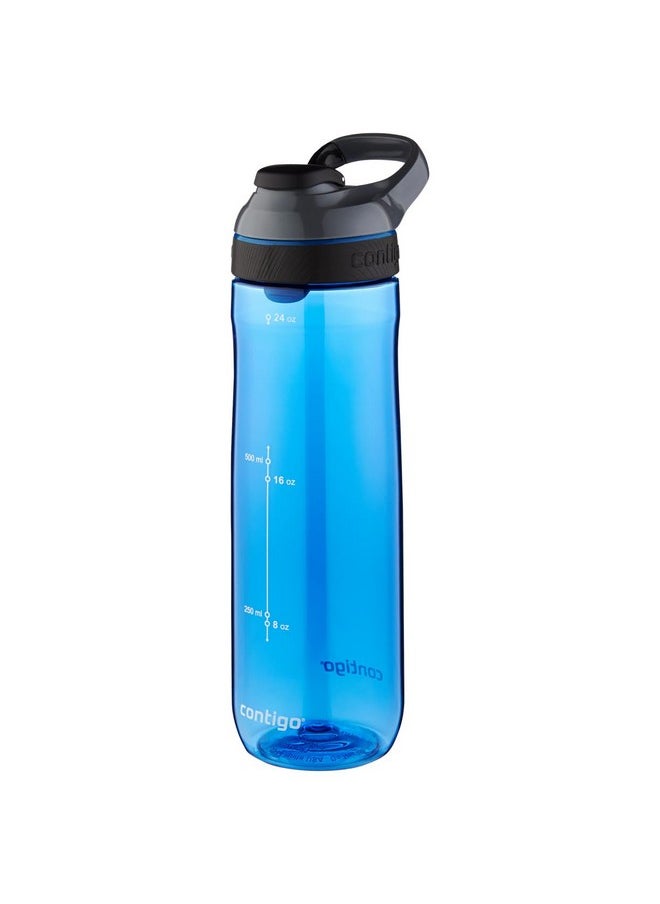 Contigo Cortland Tritan Water Bottle I One Handed Operation, Spill Proof & Leak Proof BPA Free Bottle with Autoseal Technology, 720 ml (Pack of 1)