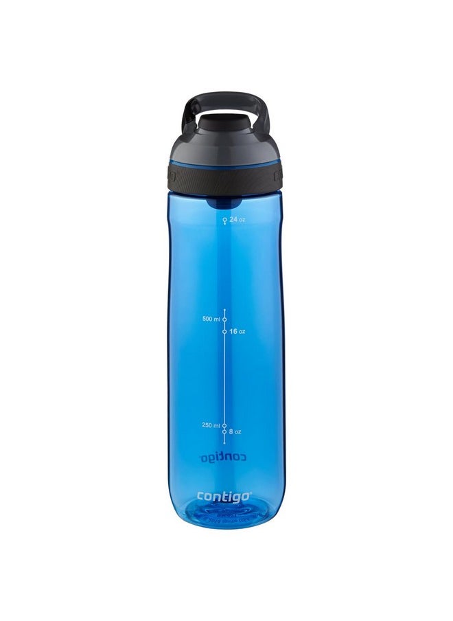 Contigo Cortland Tritan Water Bottle I One Handed Operation, Spill Proof & Leak Proof BPA Free Bottle with Autoseal Technology, 720 ml (Pack of 1)