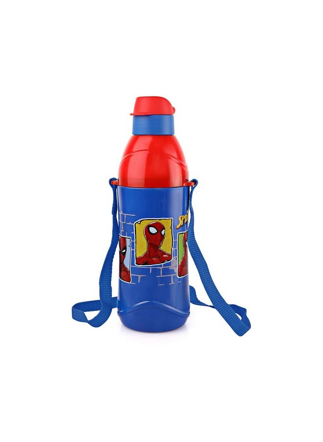 CELLO Puro Steel-X Kids Zee 600 | Water Bottle with Inner Steel and Outer Plastic | Insulated Water Bottle | Kids Bottle | Best Usage for School, Picnic, Home | 540ml, Blue