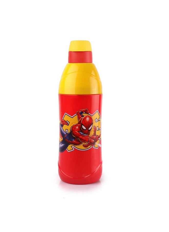 CELLO Puro Steel-X Kids Zee 900 | Water Bottle with Inner Steel and Outer Plastic | Insulated Water Bottle | 700 ml, Red