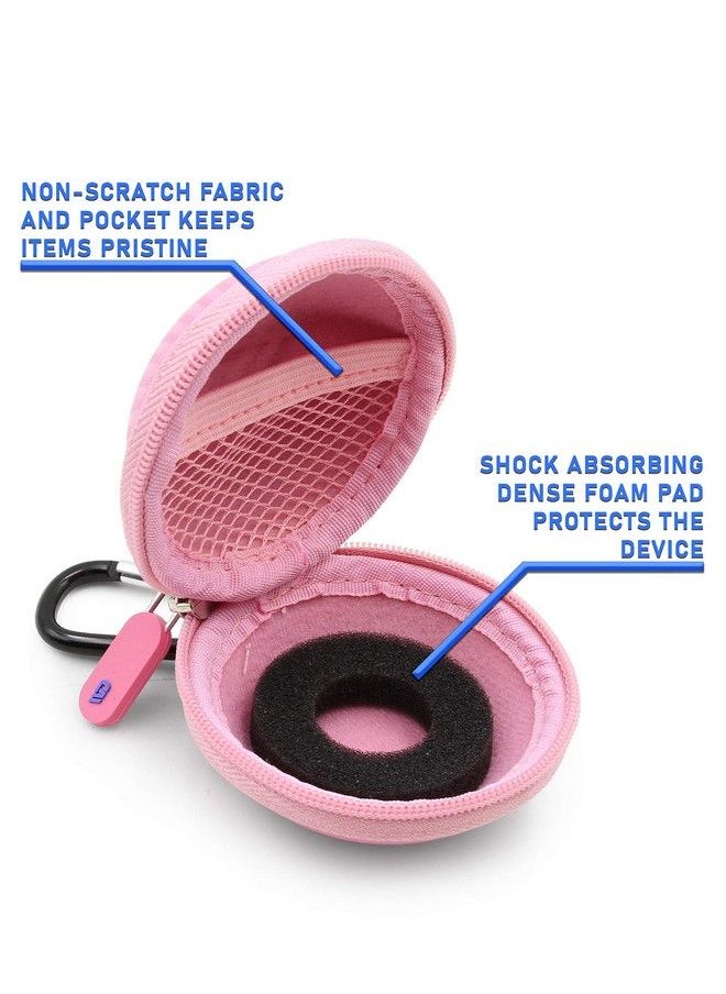 Pink Carry Case Compatible With Tamagotchi On Virtual Interactive Pet Game, Includes Compact Case Only