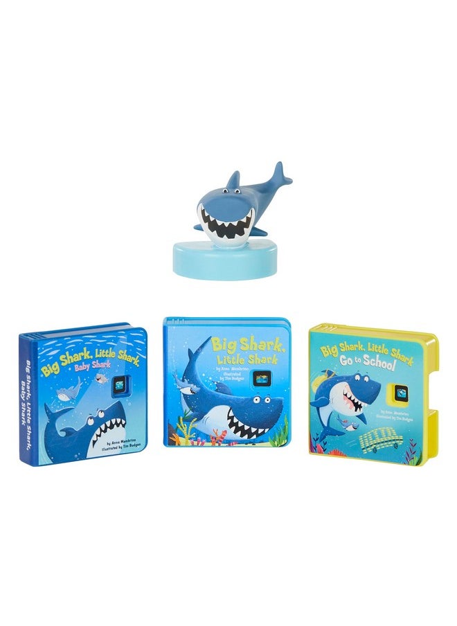 Little Tikes Story Dream Machine Big Shark, Little Shark Story Collection, Storytime, Books, Random House, Audio Play Character, Gift and Toy for Toddlers and Kids Girls Boys Ages 3+ Years