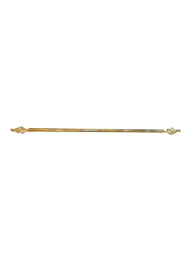 Adjustable Curtain Rod Gold 2x4cm