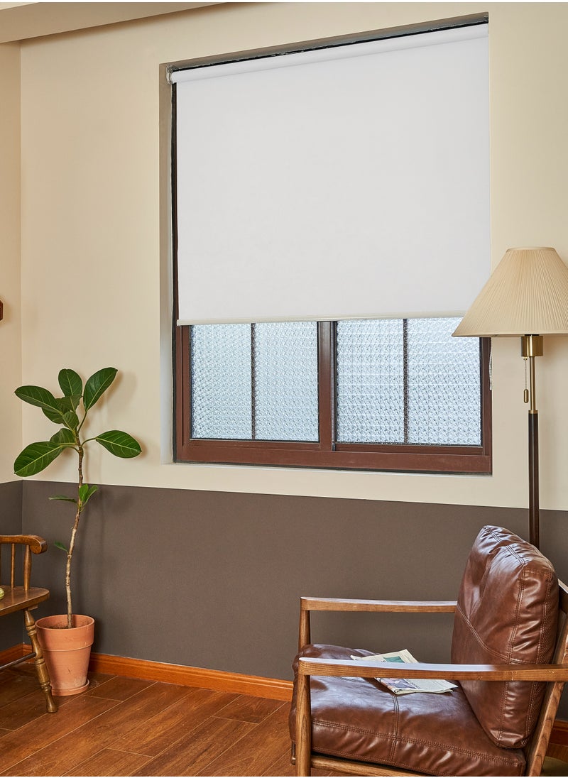 Blackout Roller Blinds - 100% Light Blocking, UV Resistant, Durable Polyester Fabric, Quick Installation for Home & Office