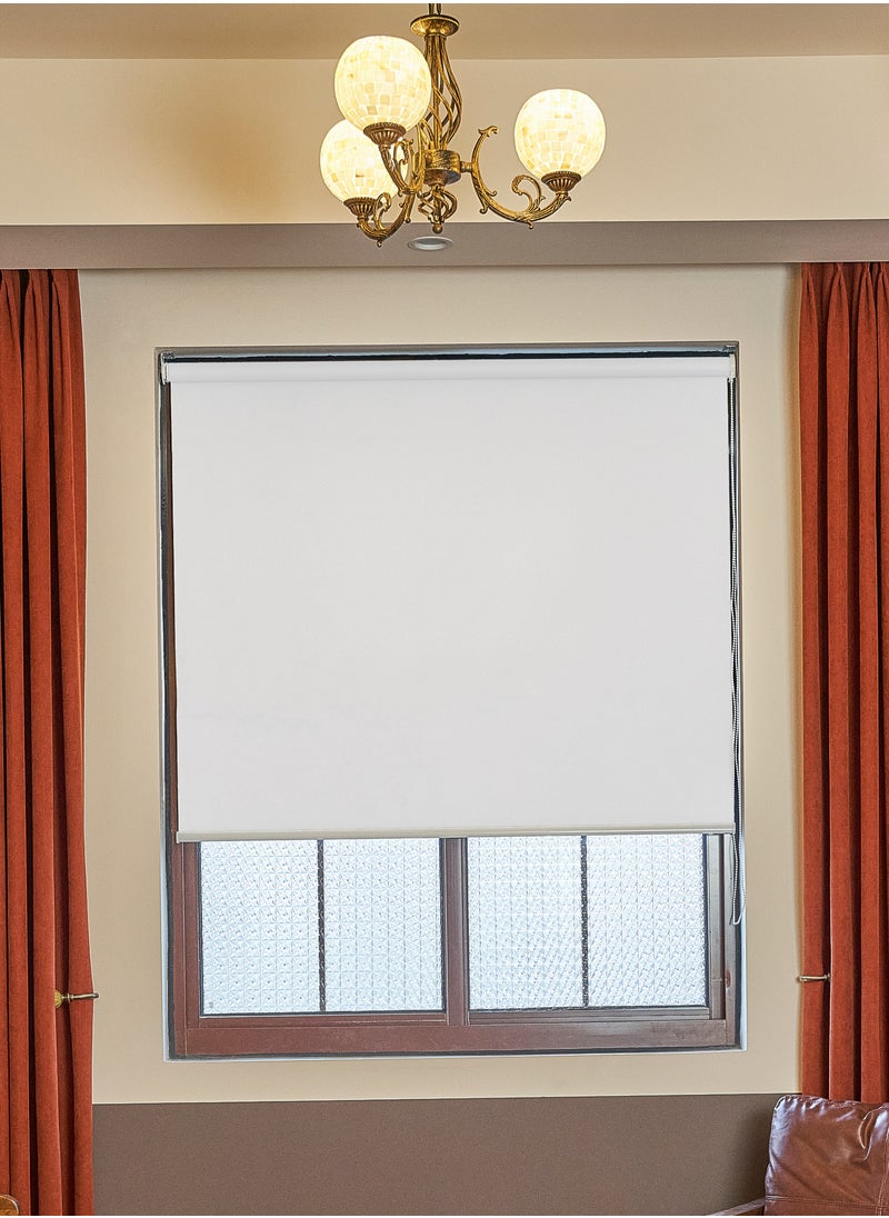 Blackout Roller Blinds - 100% Light Blocking, UV Resistant, Durable Polyester Fabric, Quick Installation for Home & Office