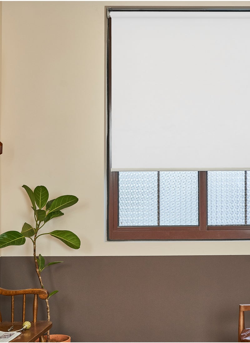 Blackout Roller Blinds - 100% Light Blocking, UV Resistant, Durable Polyester Fabric, Quick Installation for Home & Office