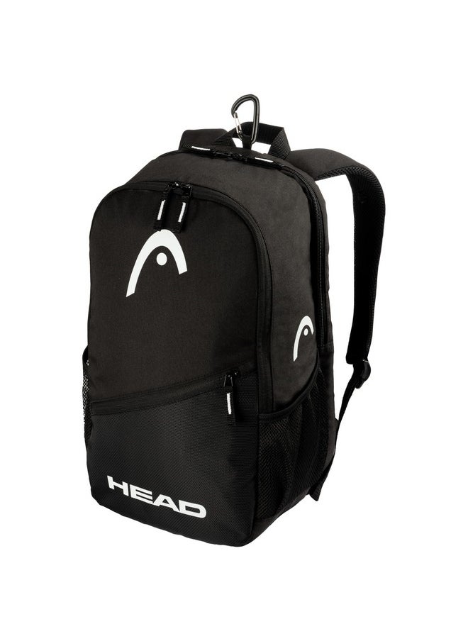 Tour Pickleball Backpack 22L, Color-Black/White