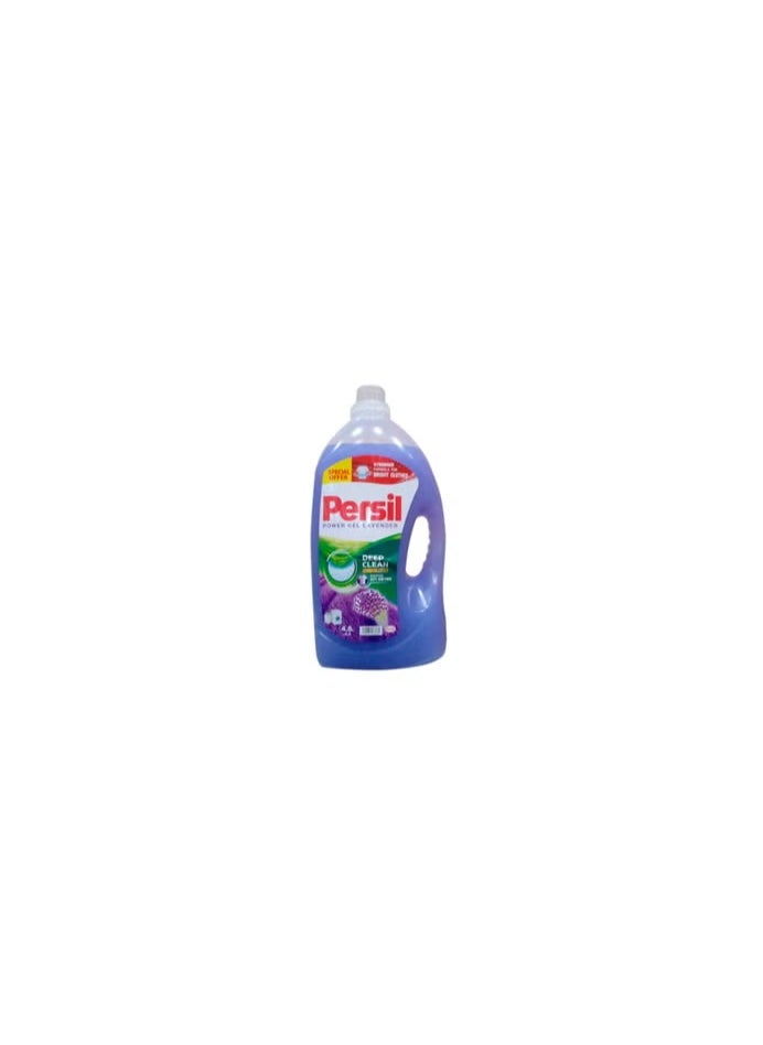 Power Gel Liquid Laundry Detergent With Deep Clean Technology Lavender 4.8Liters