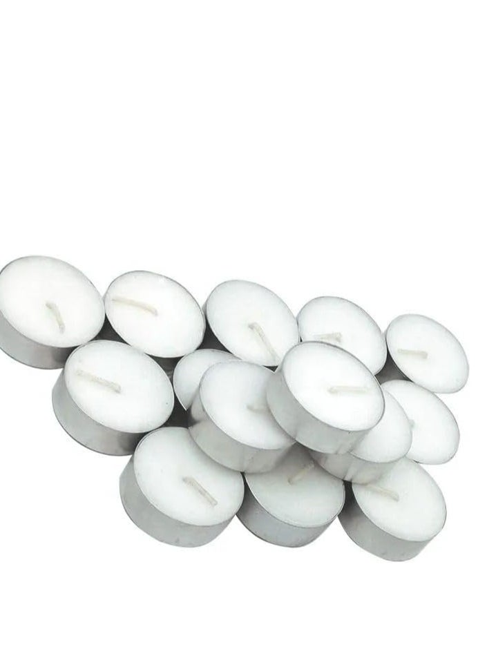 100-Piece Candle White/Silver