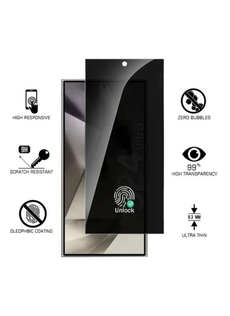 TEMPERED GLASS SAMSUNG S24 PLUS SAMSUNG S24 ULTRA PRIVACY ANTI SPY KACA SCREEN PROTECTOR NO INTIP