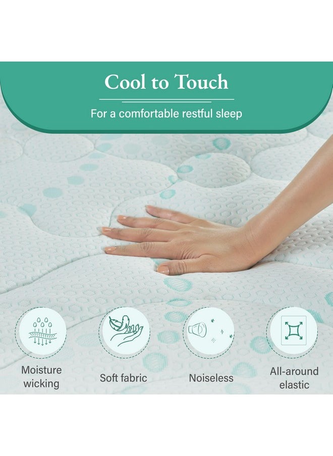 California Design Den Mattress Pads for King Size Bed, 3-Zone Cooling Soft Quilted King Size Mattress Pad Deep Pocket Fits 8-20 inch Mattresses