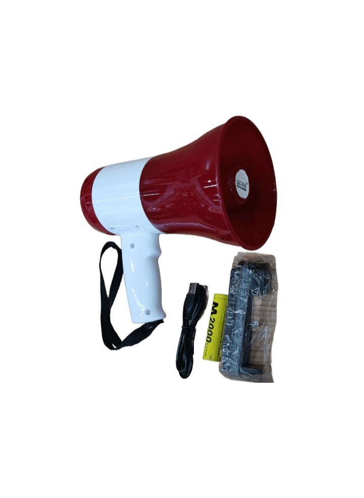 MGP 01 - Rechargeable Battery Powered Small Handheld Megaphone with Bluetooth