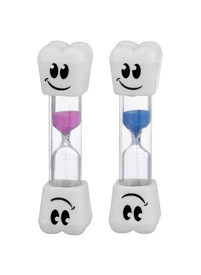 Smile Tooth 2 Minute Sand Timer Assorted Colors (2 Pack)