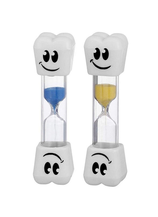 Smile Tooth 2 Minute Sand Timer Assorted Colors (2 Pack)