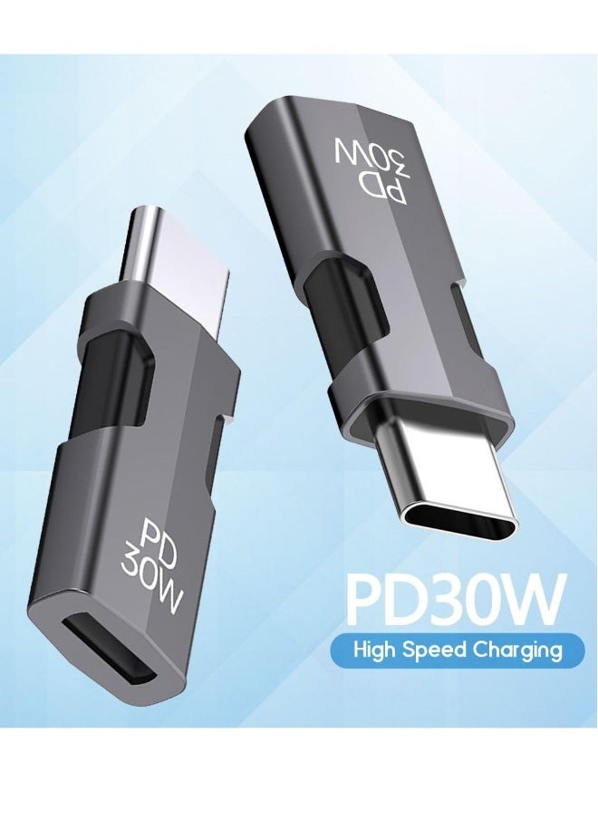 2 Pcs USB C to Lightning Adapter with 30W PD Support Fast Charging Notebook 65W charging USB C Adapter Female to Lightning  Male USB Type C Converter Fit Compatible with iPhone 15 Pro iPad Series