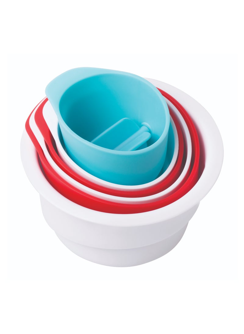 Ubbi - Lighthouse Stacking Cups Red, White, Blue