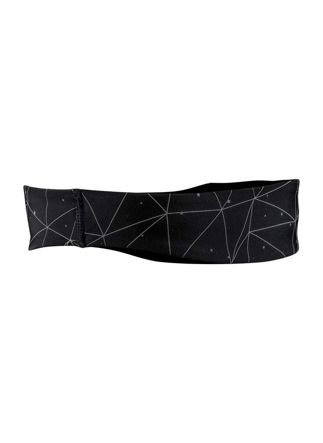 Ns1195 0480 00 Hypernight Reflective Hairband Galaxy Nova Black