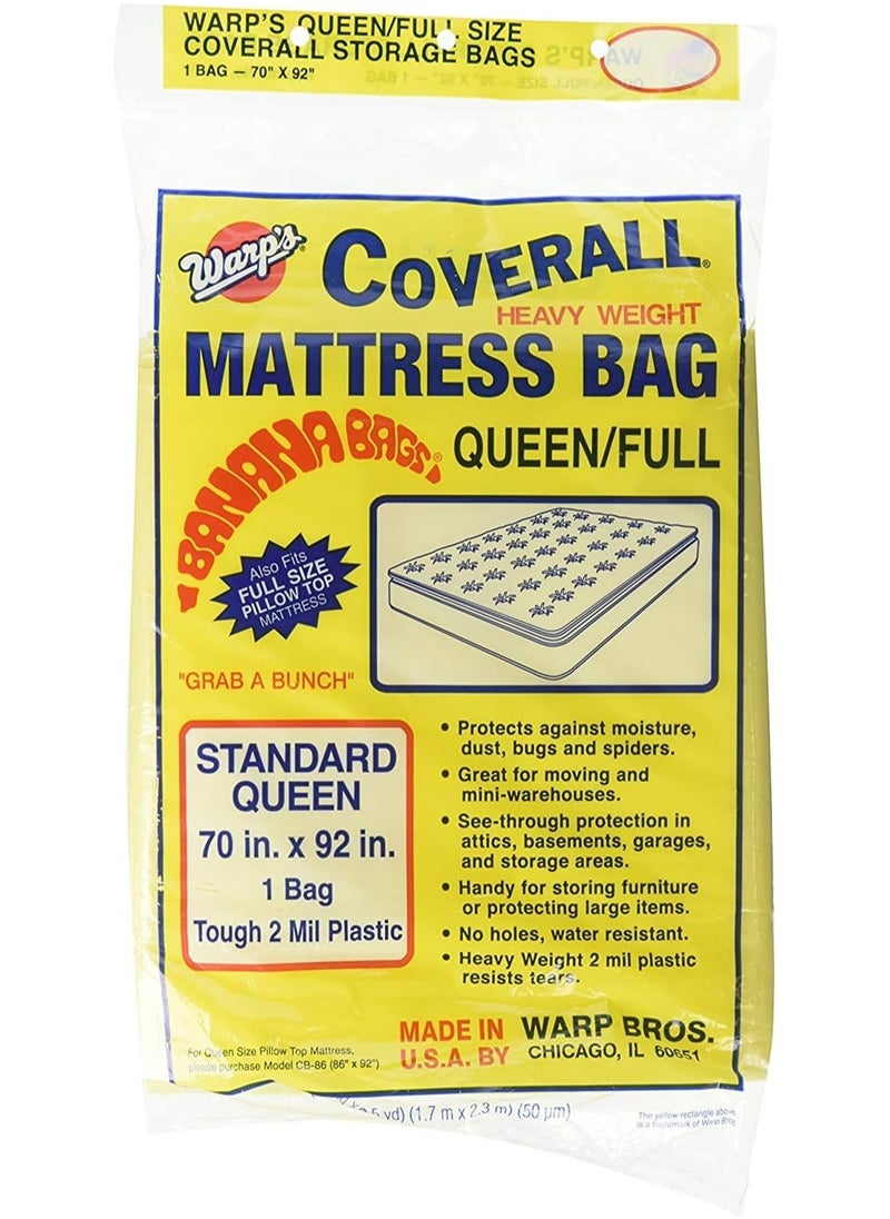 Mattress Bag for Queen or Full 70 92-Inch Yellow