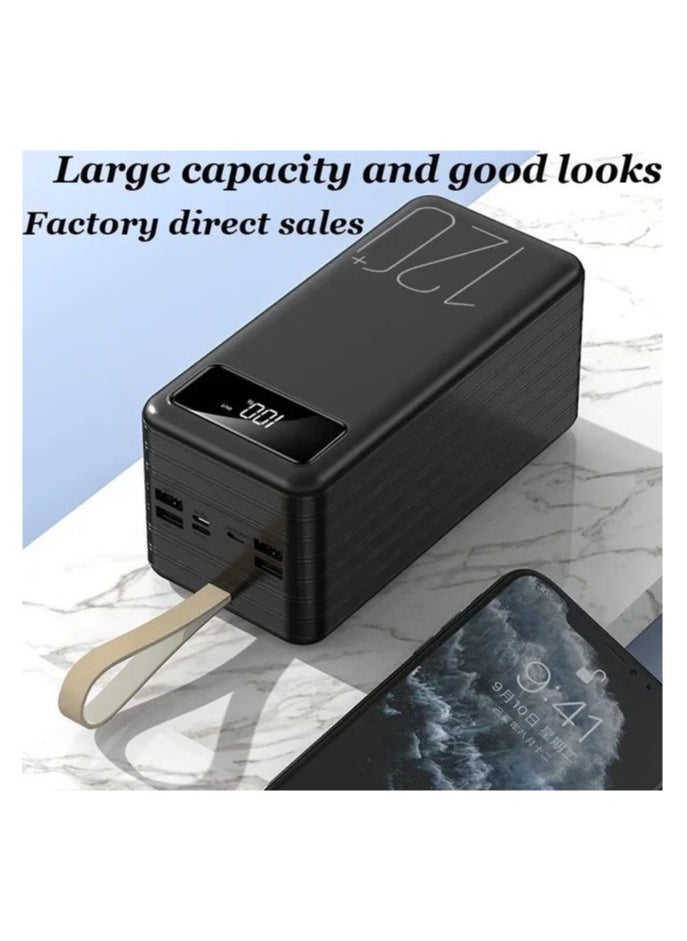 66W 120000mAh Large Capacity Portable Charger Ultra Fast Charging External Battery Power Bank.