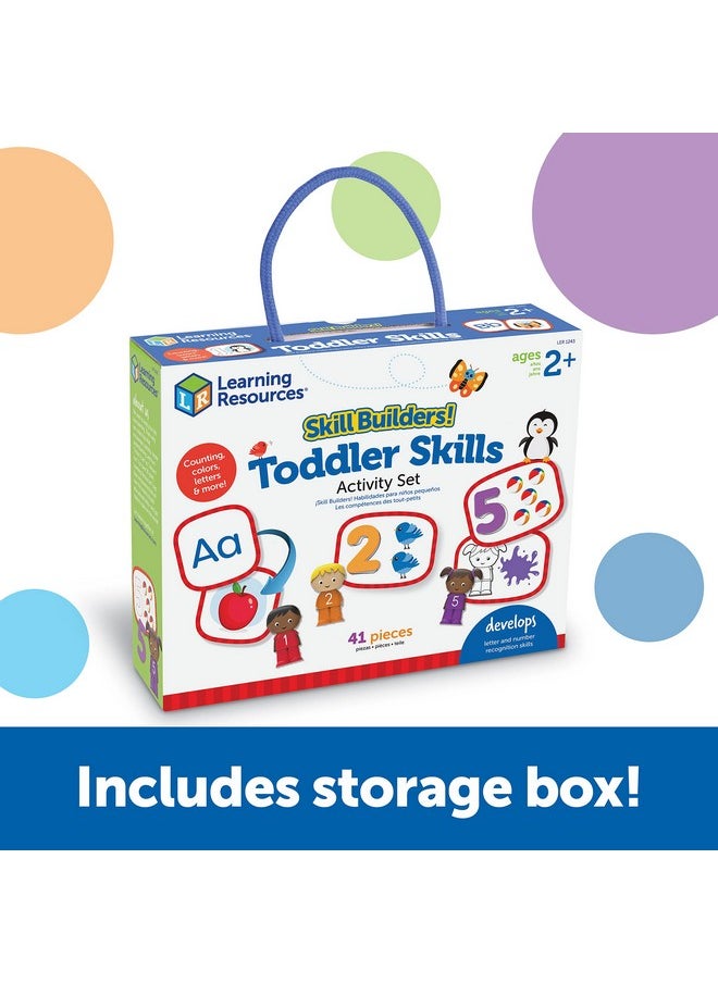 Learning Resources Skill Builders! Toddler Skills - Toddler Learning Materials, Homeschool Preschool Supplies, Teaching Cards for Toddlers, Ages 2+,41 Piece Set