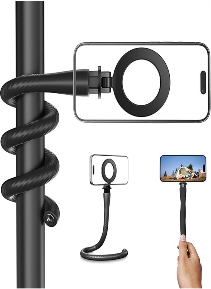 TELESIN Magnetic Octopus Tripod Phone Holder Flexible Clip For iPhone