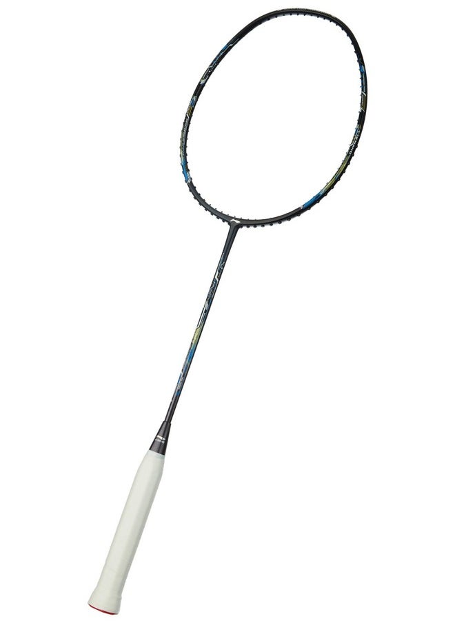 Li-ning Air-Force 80 G3 Carbon Fibre Unstrung Badminton Racket with Full Cover (80g, Black/Charcoal/Gold)