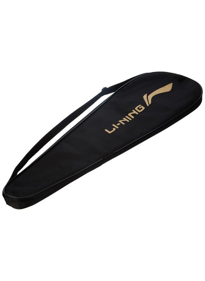 Li-ning Air-Force 80 G3 Carbon Fibre Unstrung Badminton Racket with Full Cover (80g, Black/Charcoal/Gold)