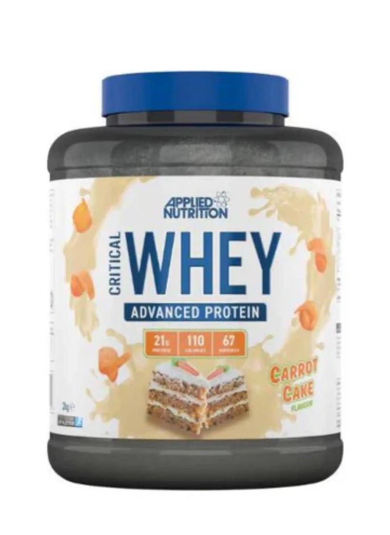 Applied Nutrition Critical Whey 2kg - Carrot Cake Flavor Advanced Protein Powder