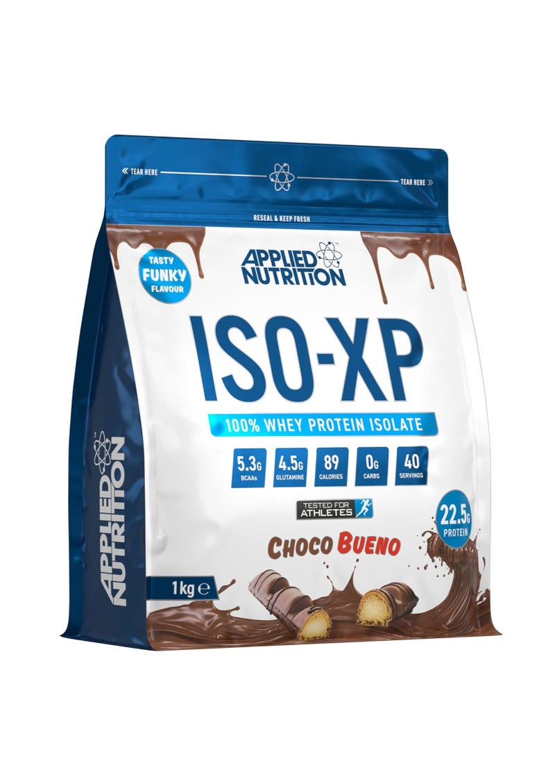 Applied Nutrition ISO-XP Whey Protein Isolate – Delicious Choco Bueno Flavor for Lean Muscle