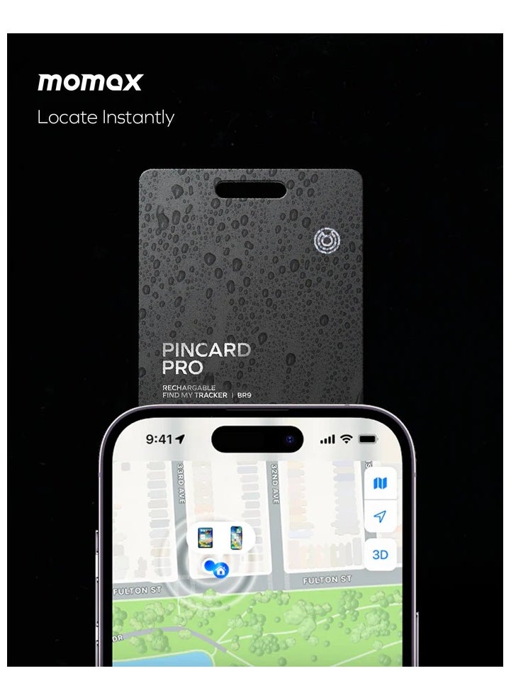 PinCard Pro Rechargeable Find My Tracker