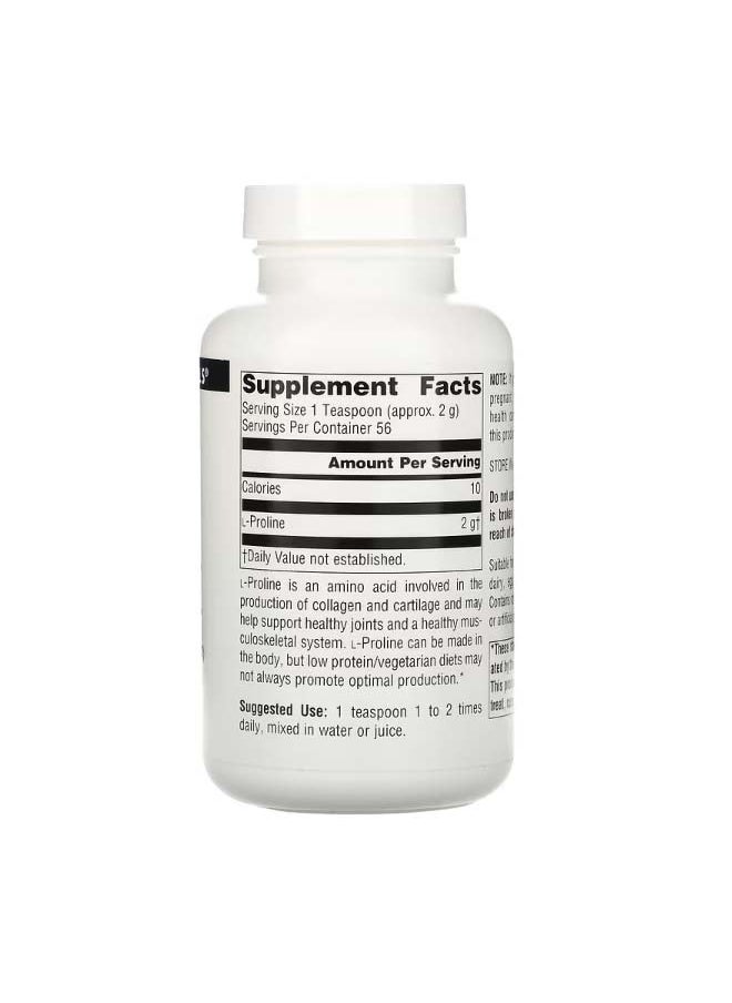 L Proline Powder 4 oz 113.4 g