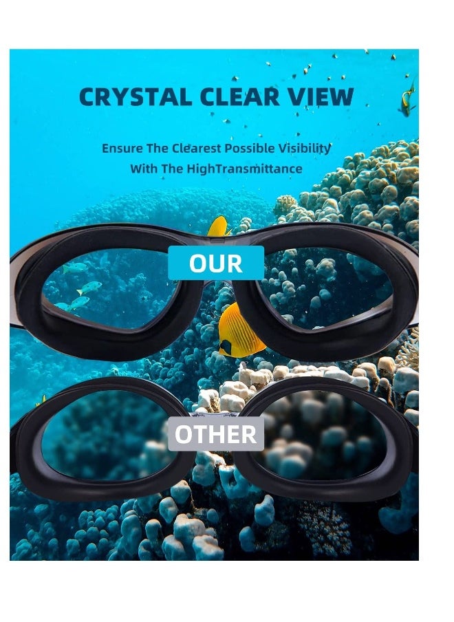 Rimless Polarized Swim Goggles Ideal for Adult Men, Women, and Youth